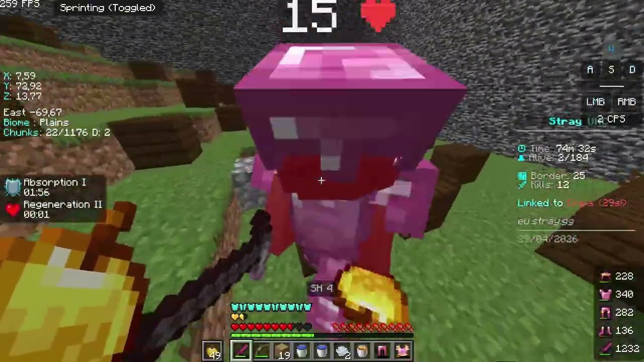 Snowballing in Stray UHC + Almost got my first ffa win