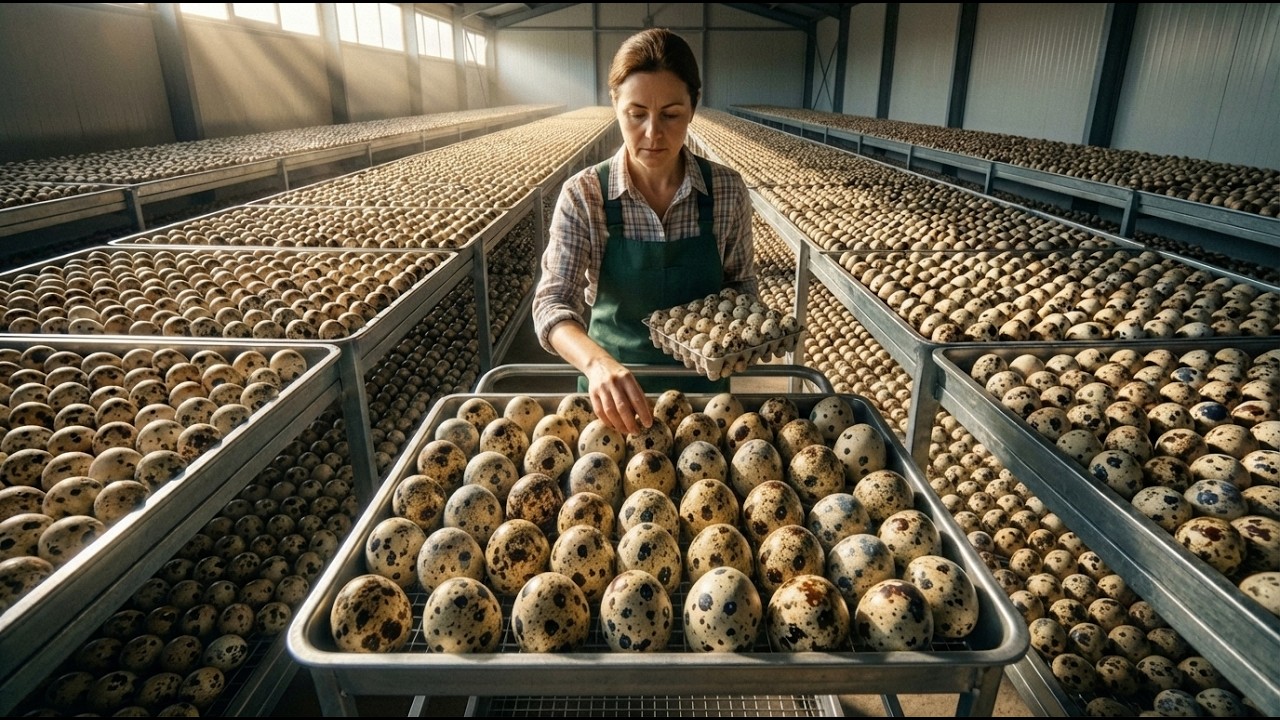 Inside a 100,000 Quail Egg Mega Farm | How Thousands of Tiny Birds Produce Eggs Every Day