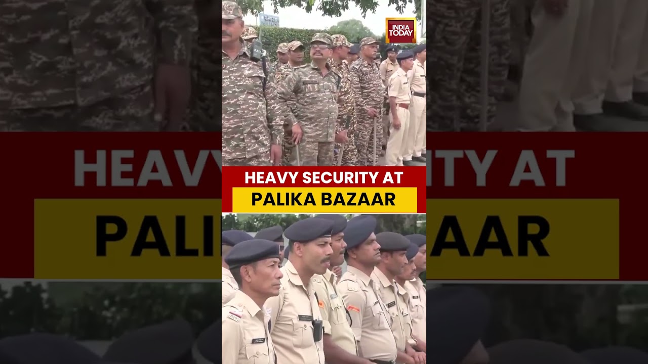 CJP Tiranga March: Heavy Security At Palika Bazaar Ahead Of CJP Tiranga Protest #Shorts #dipke