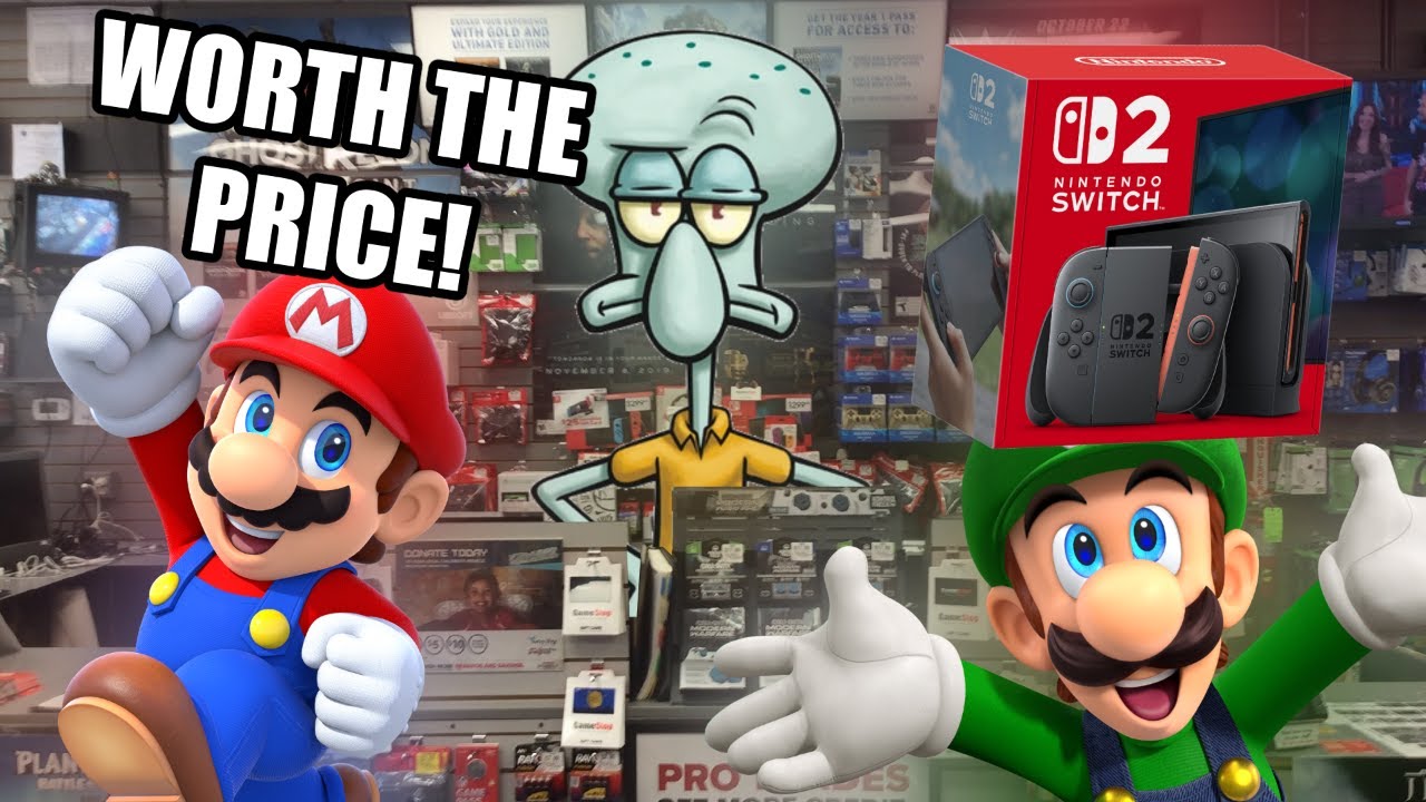 Mario and Luigi Buy The Nintendo Switch 2