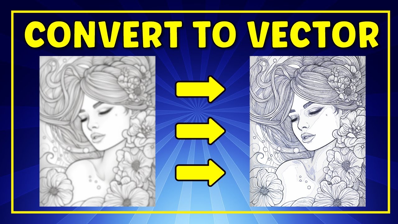 Turn Midjourney Coloring Pages Into Vectors