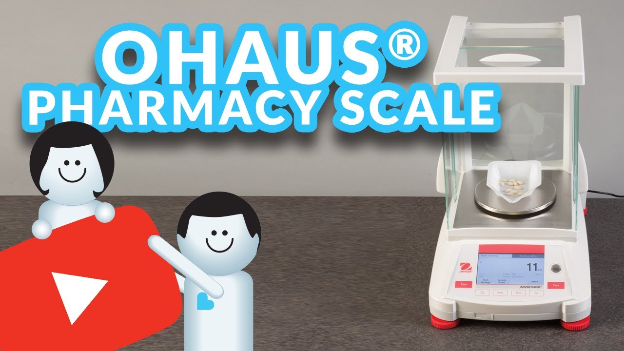 OHAUS high-performance pharmacy scale instructions