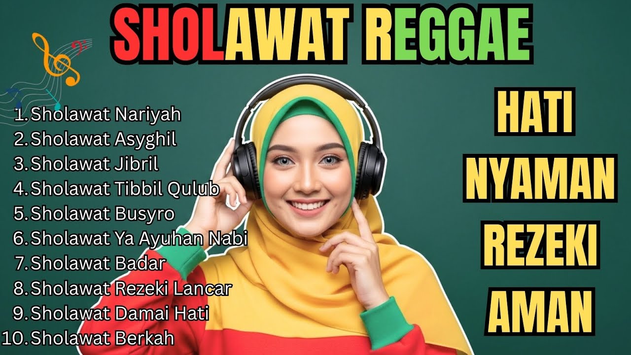 🎶 Sholawat Reggae Santai Easy Listening | Adem Banget 🎶