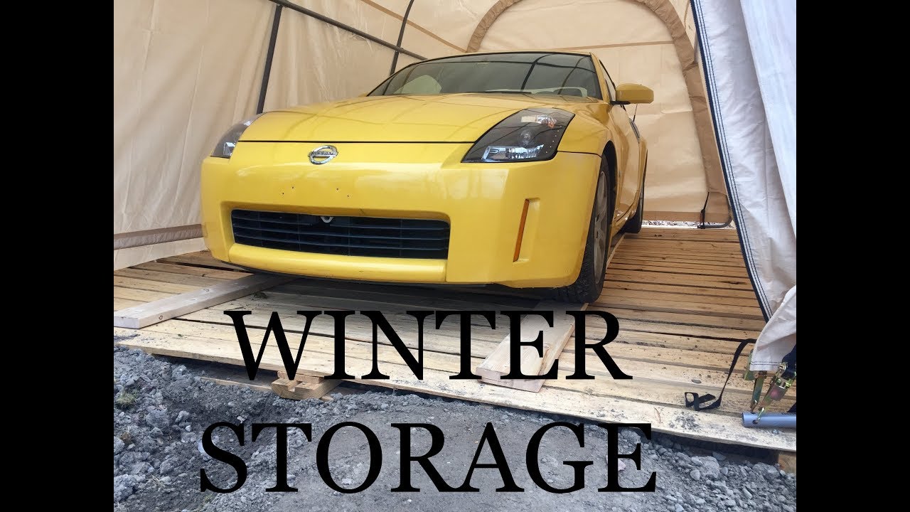 HOW TO properly store your CAR IN THE WINTER without a GARAGE. TIPS AND TRICKS