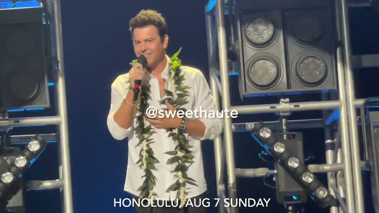 NKOTB Hawaii I Can’t Help FALLING IN LOVE WITH YOU 8/7 2022 Mixtape Tour Jordan Joe | SWEETHAUTE