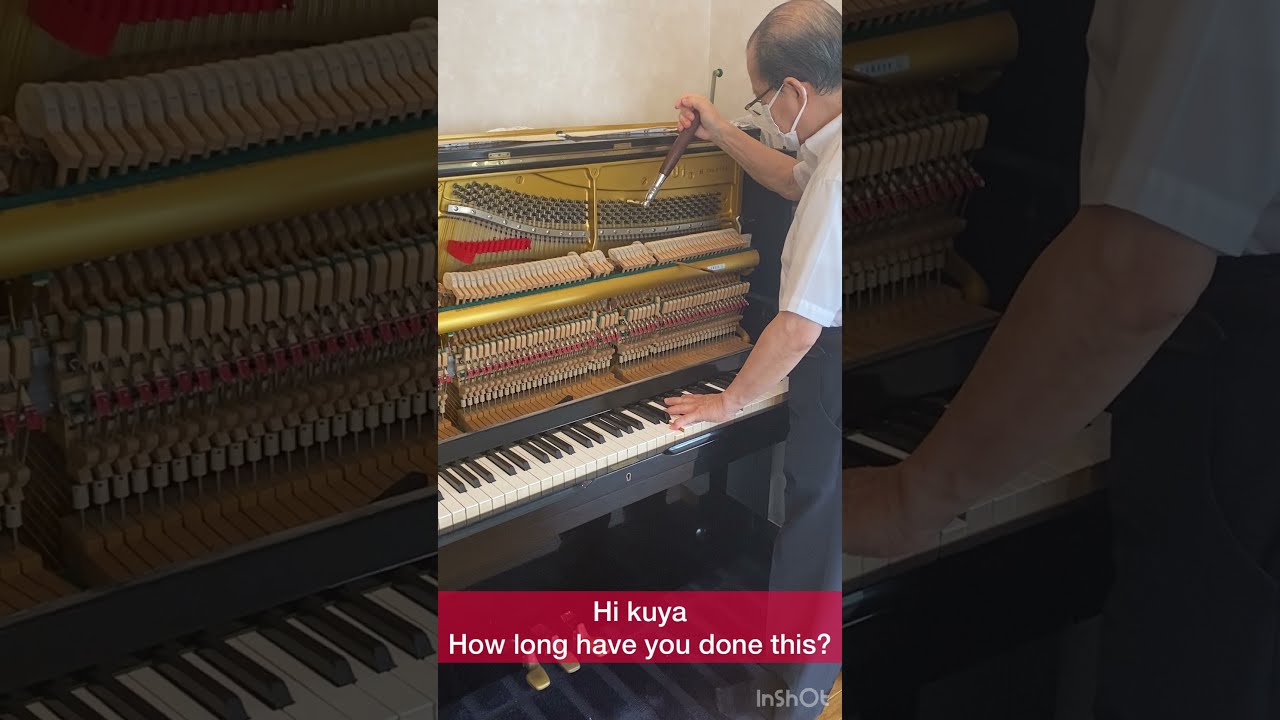 First time to see Piano tuning #shorts #beta