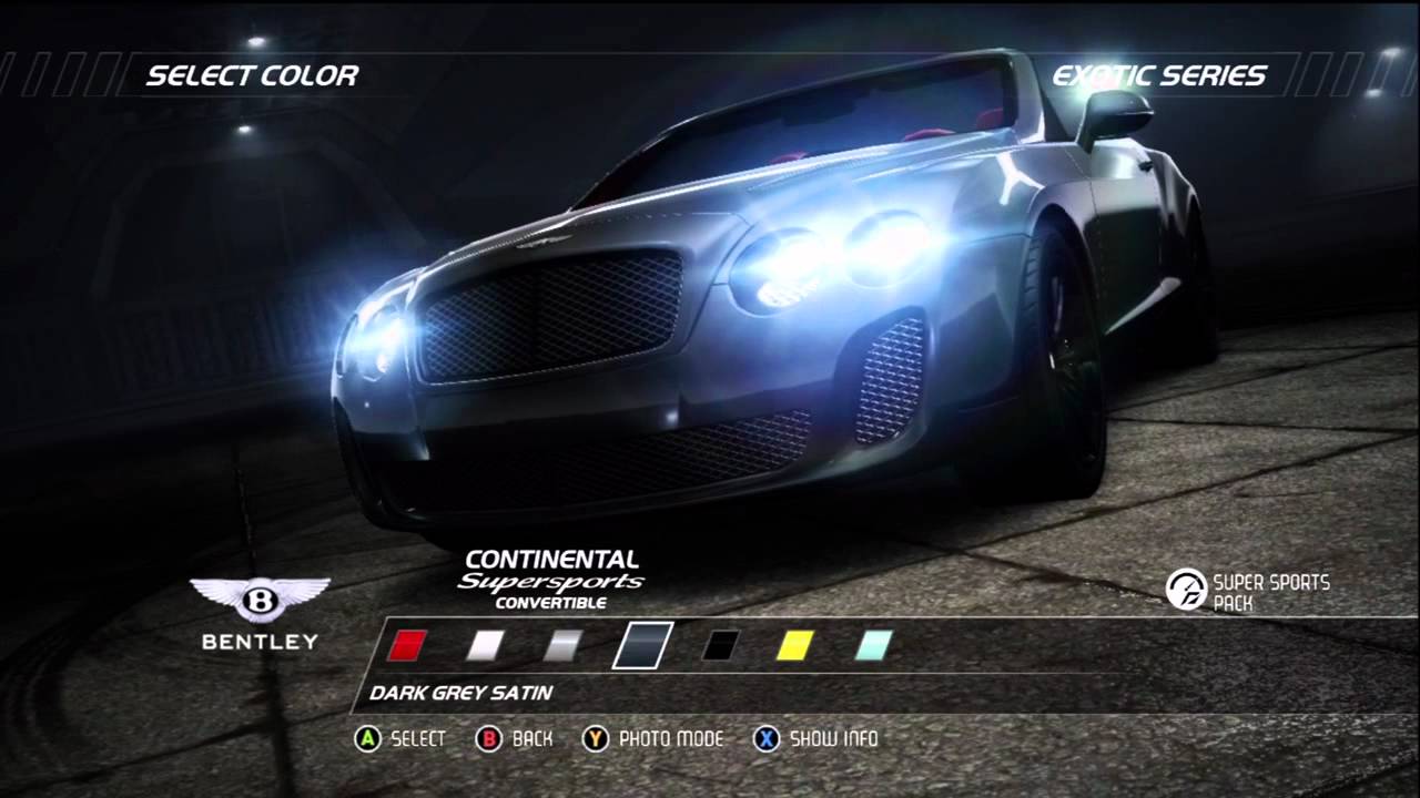 NFS:HP-Racer-Exotic Series- Bentley Continental Supersports Convertible HD