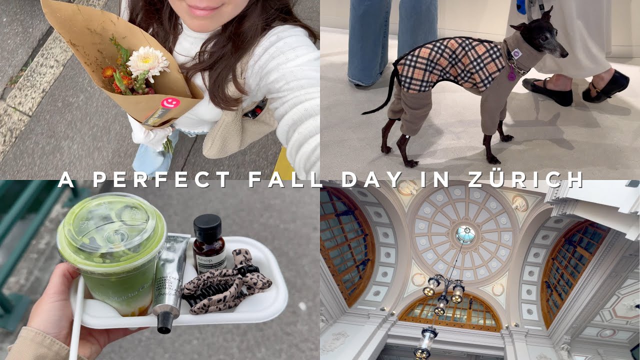 Autumn in Z&uuml;rich Vlog | Skincare, Matcha, Books, Flowers, Cozy Caf&eacute;s, Bento & Vintage Gems