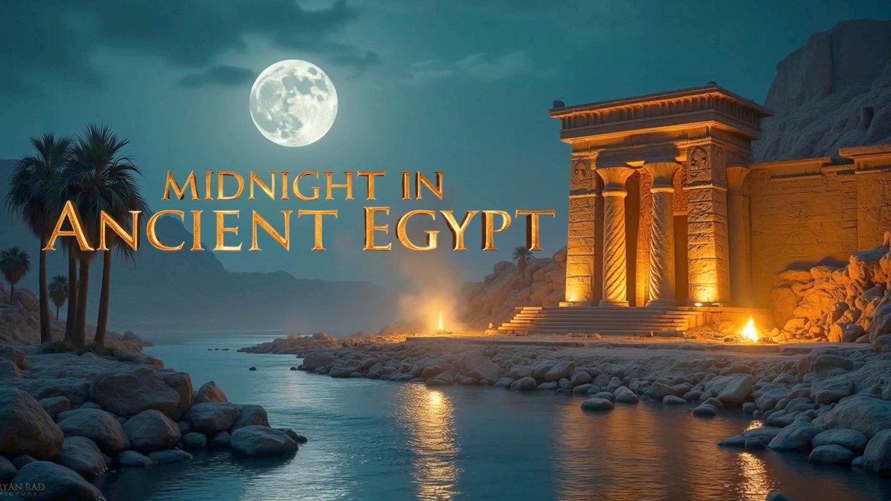 Midnight in Ancient Egypt | Ancient Egyptian Ambient Flute Music for Sleep, Stress Relief & Study