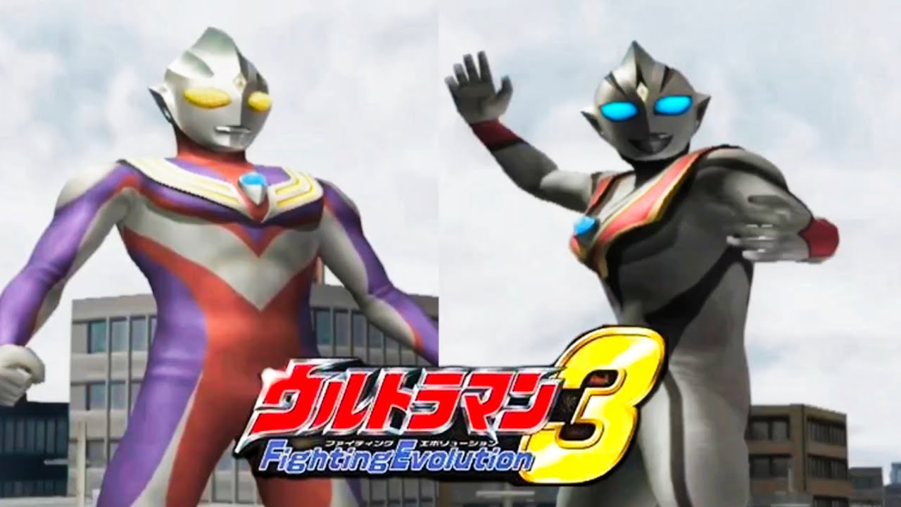 Ultraman FE3 Story Mode Ultraman Tiga ตอน ผู้สืบทอดเงา AetherSX2 