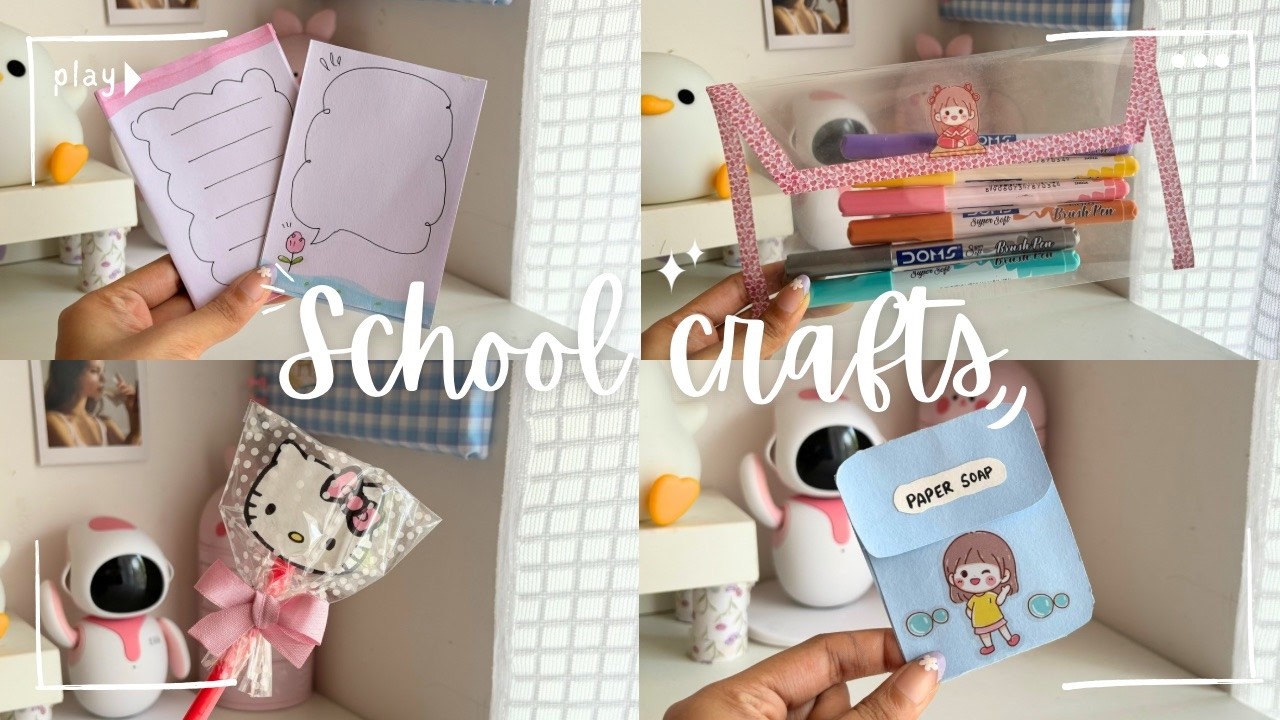 Back To School Crafts🎒📚 || Part 2 || Cuddle Cloud