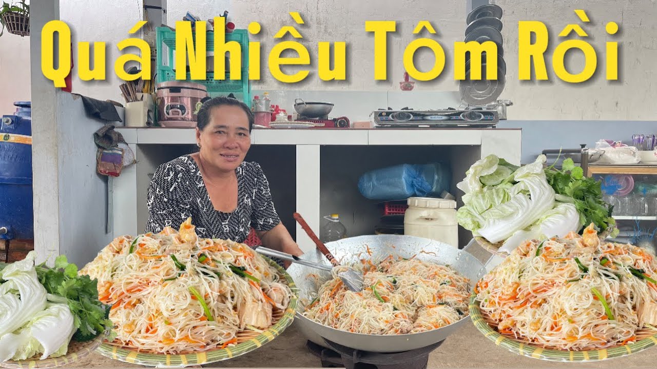 Bắt Ngờ Nước Mặn Về Trúng Đậm Mẻ Tôm Thấy Mê ,và Thưởng Thức Bún Gạo Xào Chuẩn Vị / Tập 505