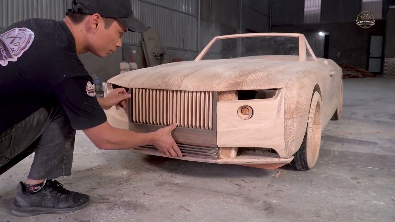 Criei um carro de luxo de madeira em 68 dias para meu filho!