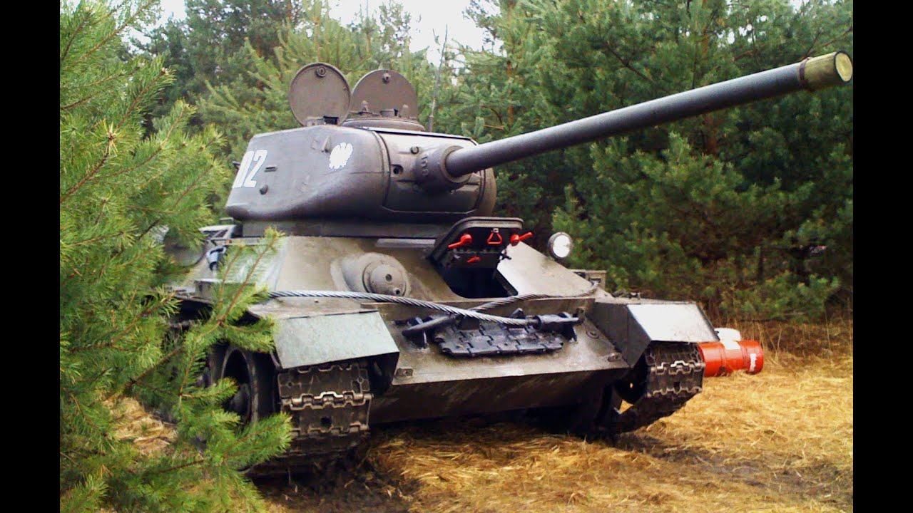 The Sound of T-34-85 Tank