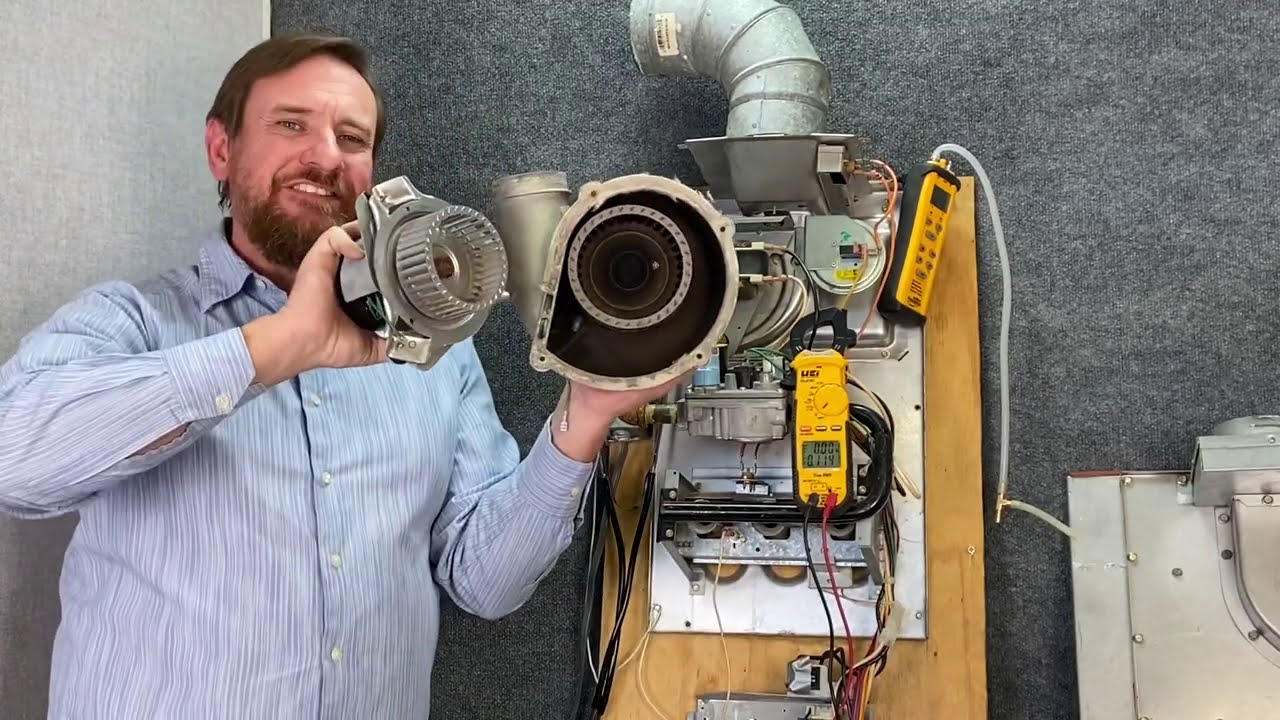 Inducer fan, combustion fan, induce draft motor of a gas furnace