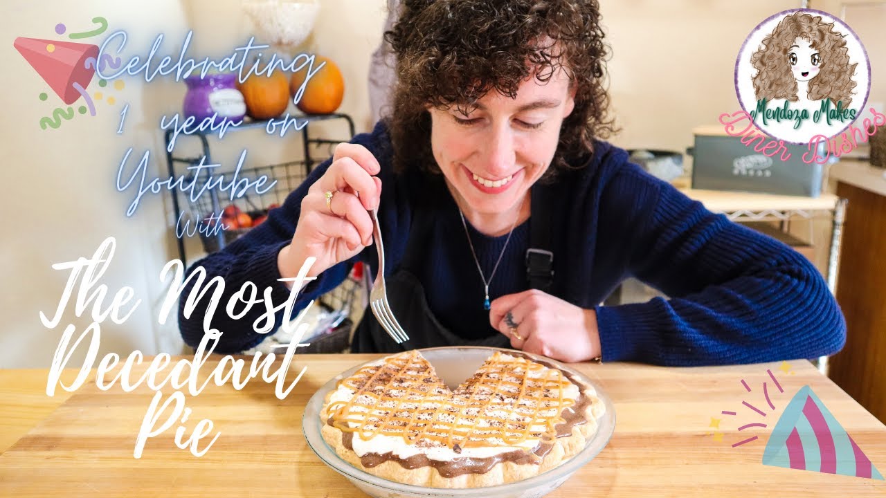 Caramel Pecan Silk Supreme Pie from Baker's Square AND 1 year on Youtube!
