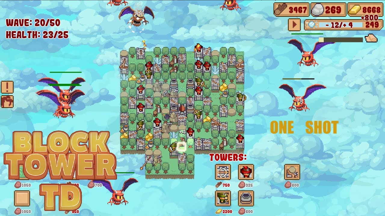 Block Tower TD | Gameplay | First Try | One Shot (Till I Die) Attempt Of A New Game