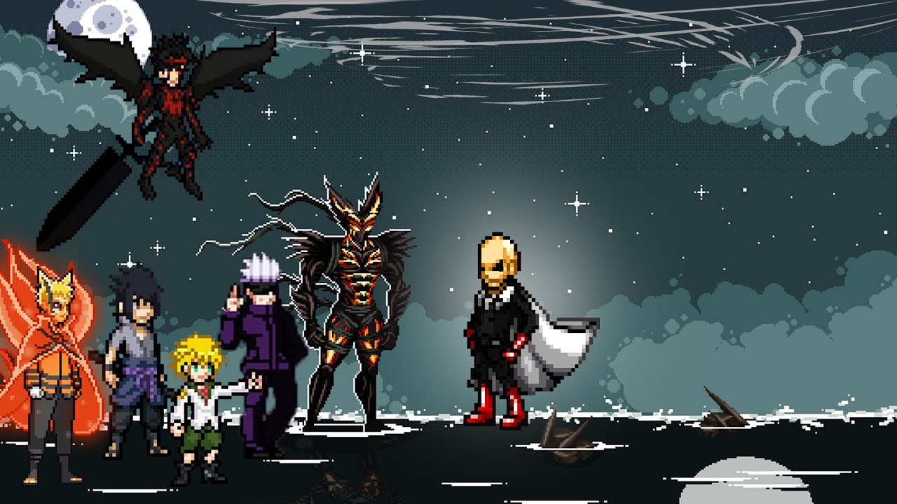EVIL SAITAMA OVERPOWER MELAWAN SEMUA ANIME! | Anime Mugen