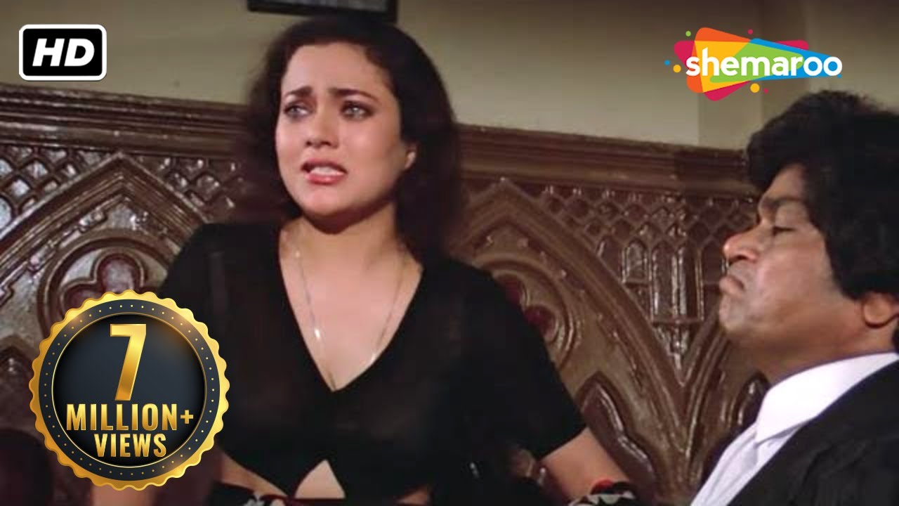 गरीब छोकरी की इज़्ज़त अमीर के बाप का माल नहीं होता | Pyar Ke Naam Qurban (1990) HD Part 4 | Mandakini