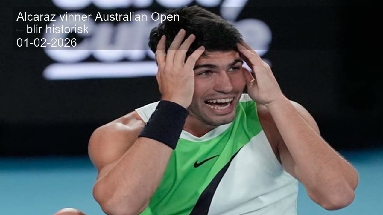 Alcaraz vinner Australian Open – blir historisk