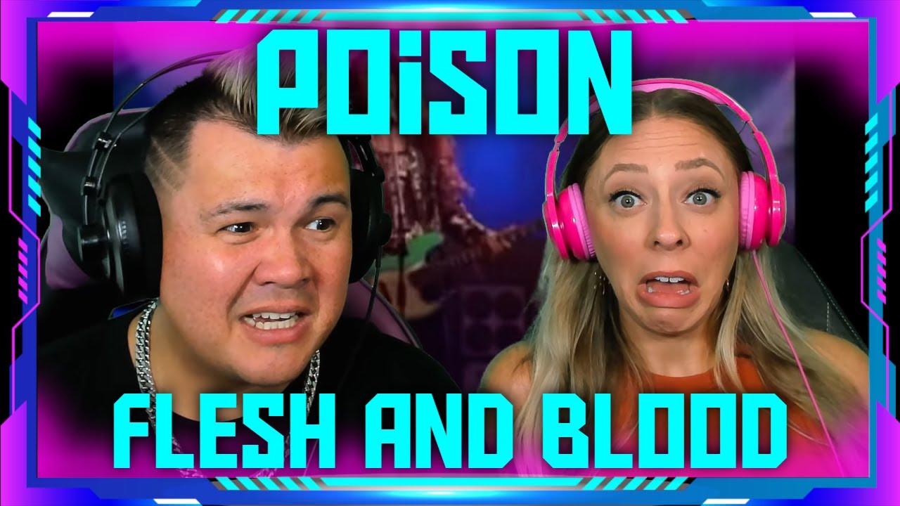 Reaction to Poison - (Flesh & Blood) Sacrifice (Music VIdeo) | THE WOLF HUNTERZ Jon and Dolly
