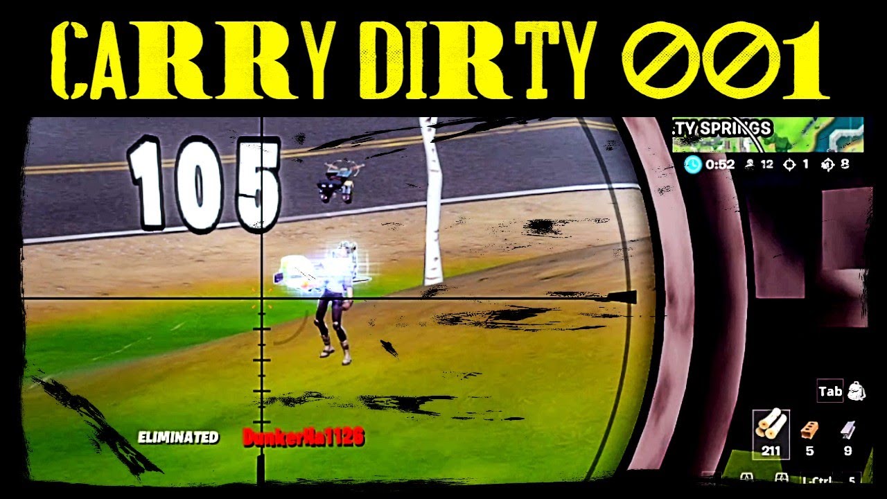 Can you carry me? #1 - Fornite double fish - Duos - Carry Dirty