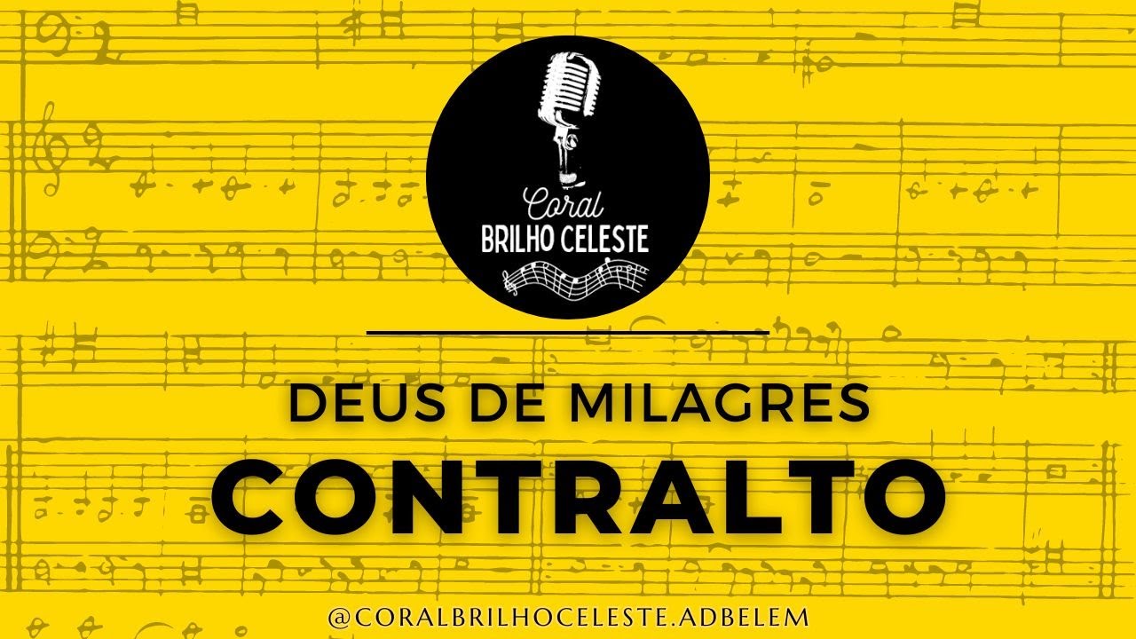 Deus de Milagres - Contralto