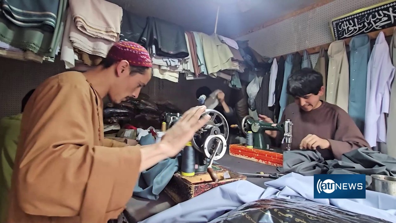 Tailors in Badakhshan busy preparing clothes for Eid | در آستانه عید، کار خیاطان در بدخشان رونق یافت