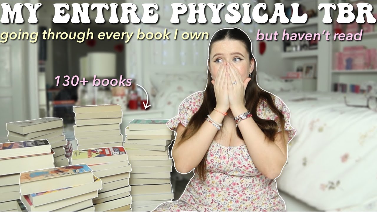 going through every book on my physical tbr...📚🌷 | Ella Rose Reads