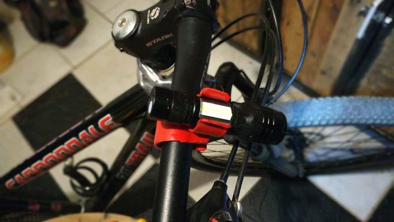 ✔️COMO FAZER Suporte para lanterna de BIKE❓❓
