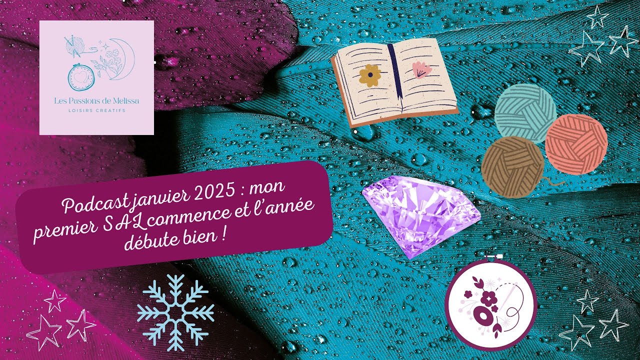 ✨Podcast janvier 2025 : mon premier SAL commence et l'année débute bien ! ❄🧶✨