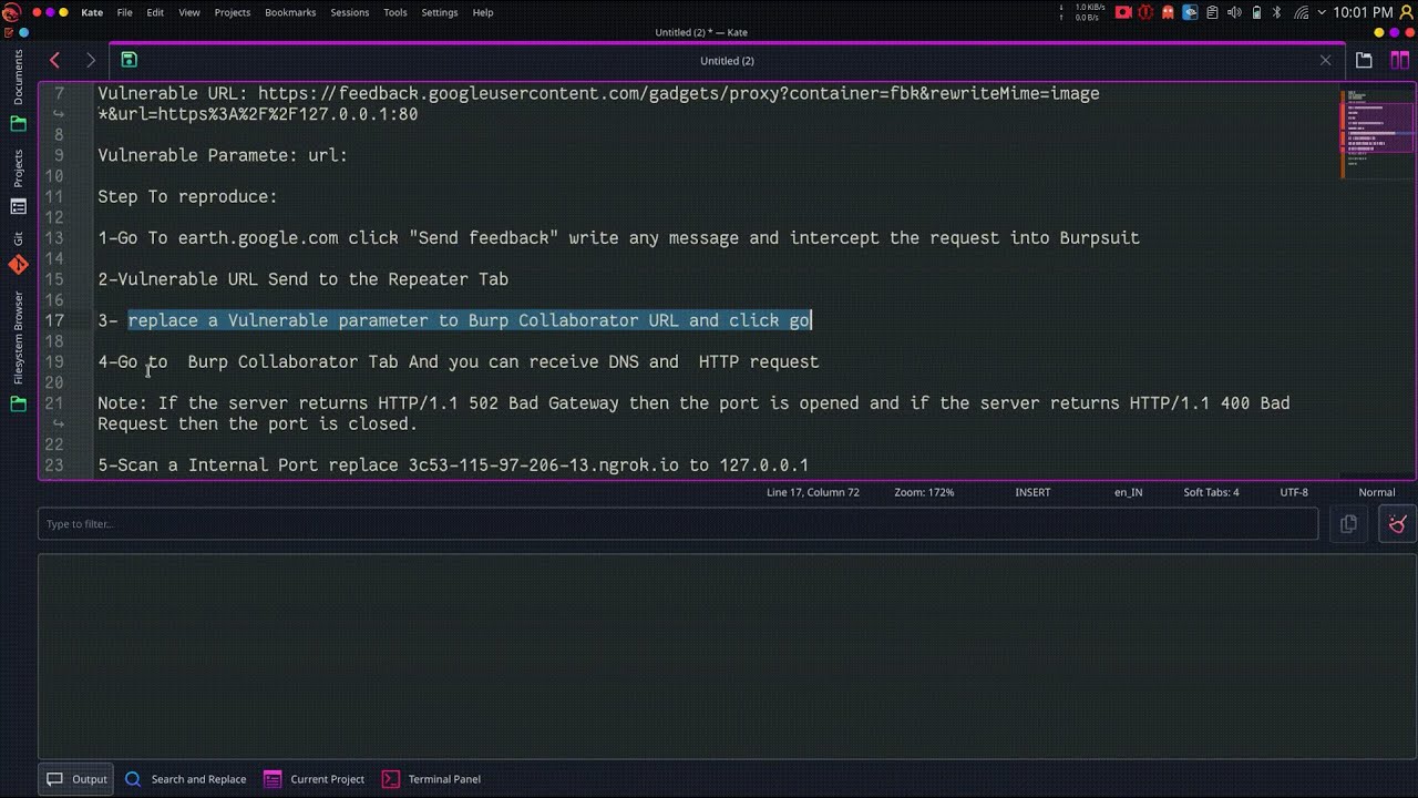 Blind SSRF POC