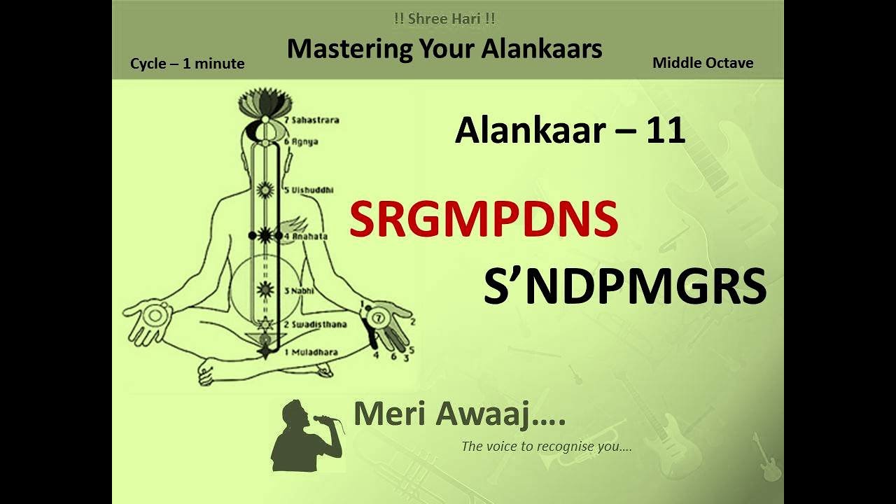 SRGMPDNS || Alankaar 11 || Mastering Your Alankaars