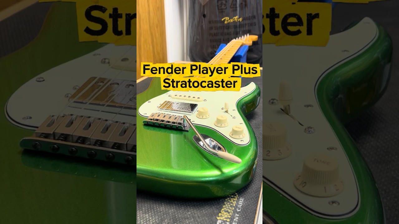 Fender Player Plus Strat Setup 🔧 | Full Service, Fret Polish & Perfect Intonation #GuitarTech