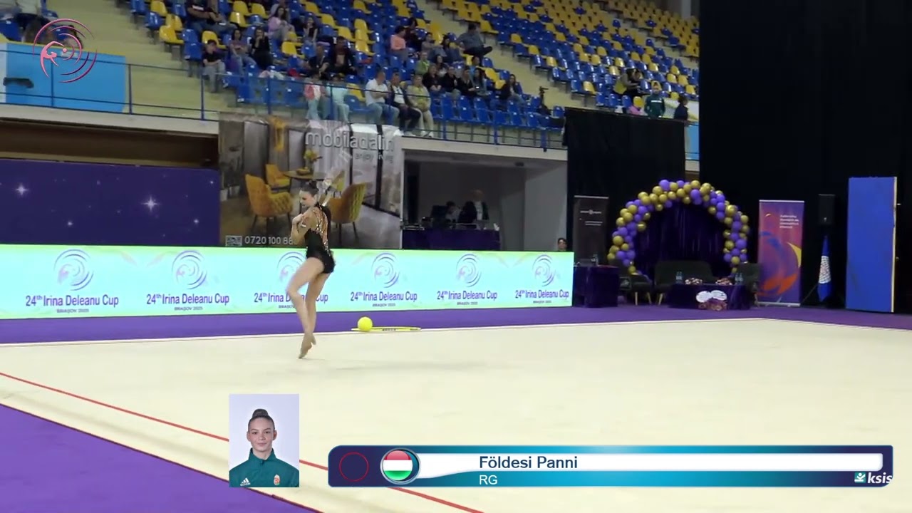 Földesi  Panni HUN 🎀 24th Irina Deleanu Cup 2025 FIG Seniors Hoop RG #rhythmicgymnastics