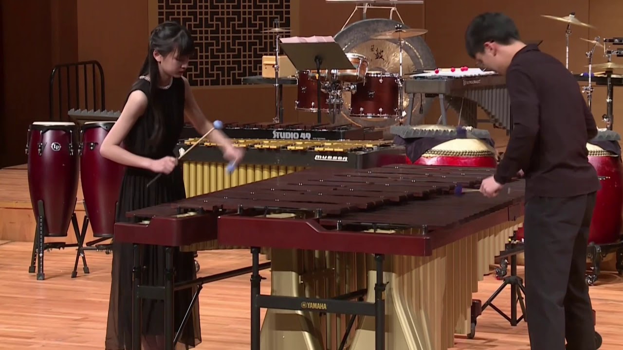 Goldberg Variations, BWV 988 for marimba duo (Aria, Variation 4, Variation 1)