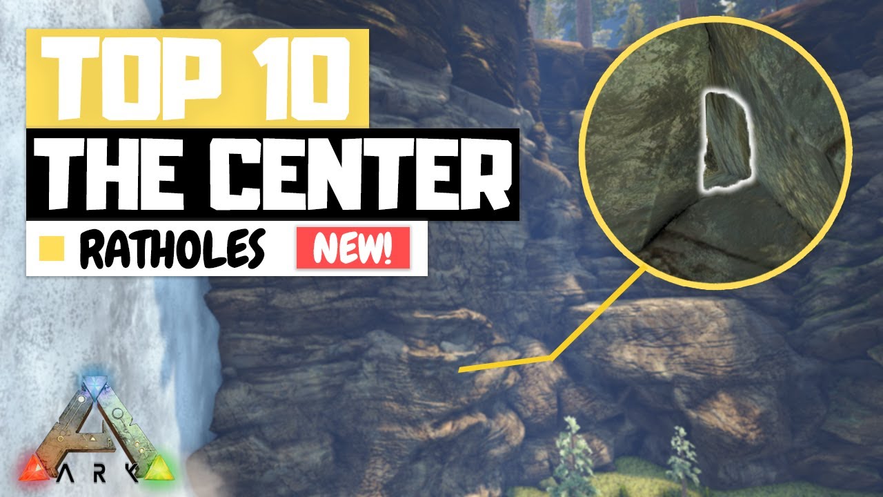 TOP 10 HIDDEN CENTER BASE LOCATIONS | ARK: Survival Evolved