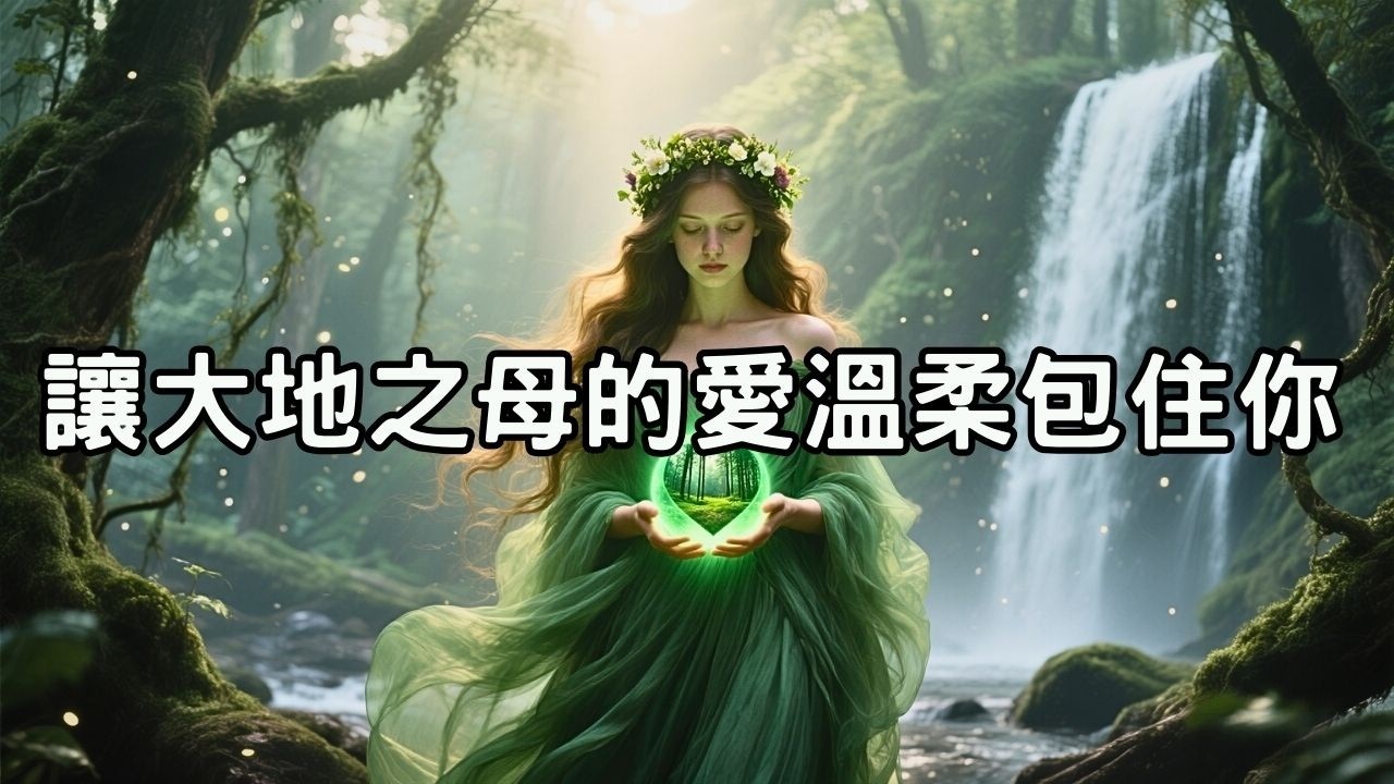 🕊️5分鐘連接地球母親的愛｜地球母親能量冥想｜讓你壓力釋放、情感平衡、心輪全開｜心光饗宴音樂坊🎶