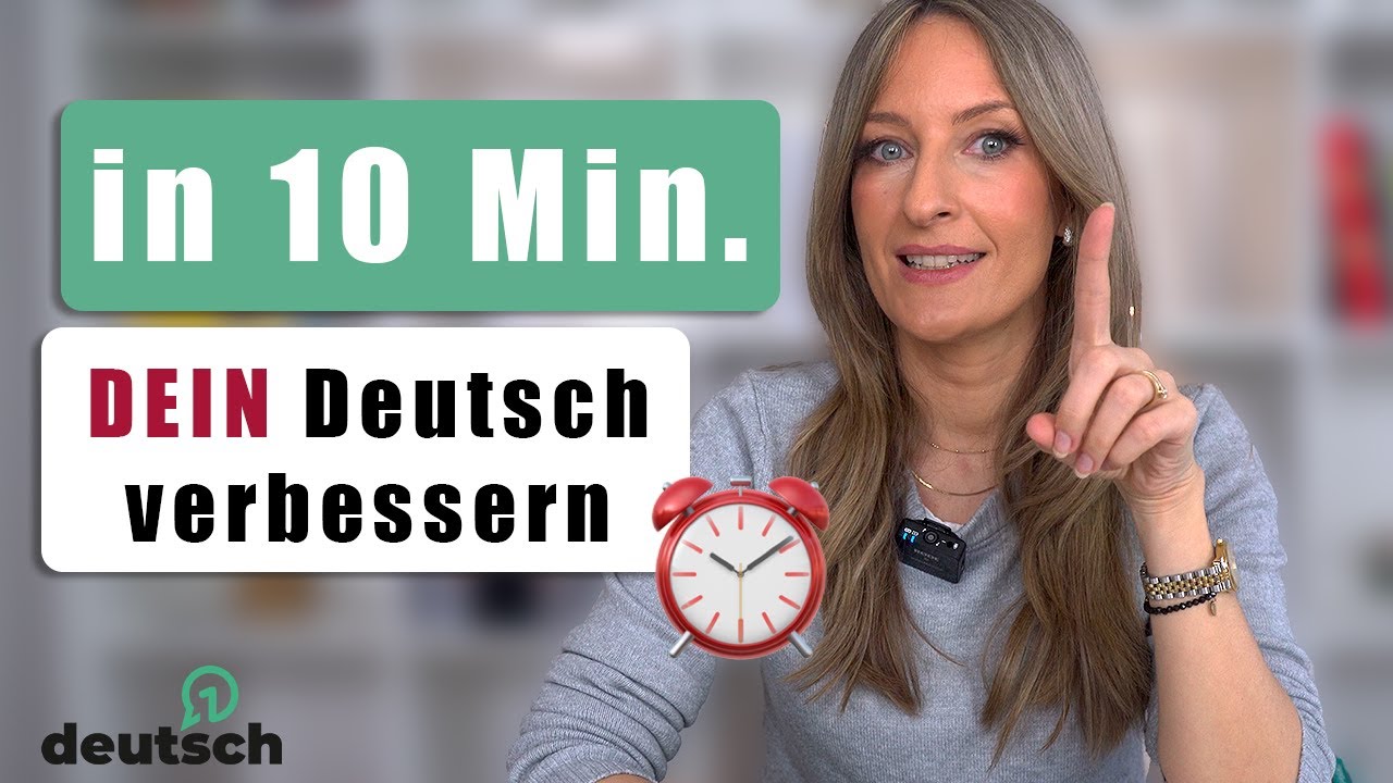 Improve your 🇩🇪German in 10 Minutes with me!
