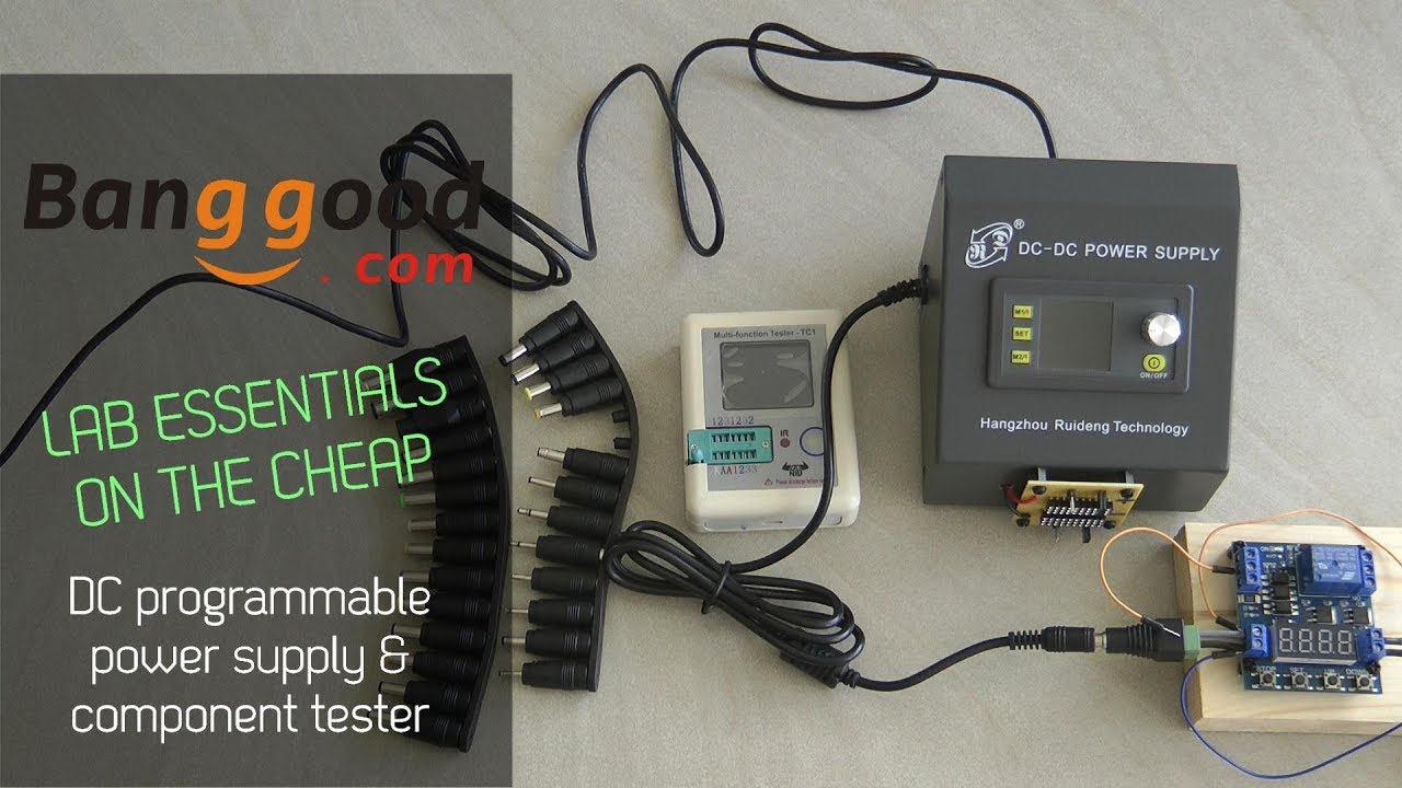DP30V5A based power supply and Dainu LCR-TC1 component tester