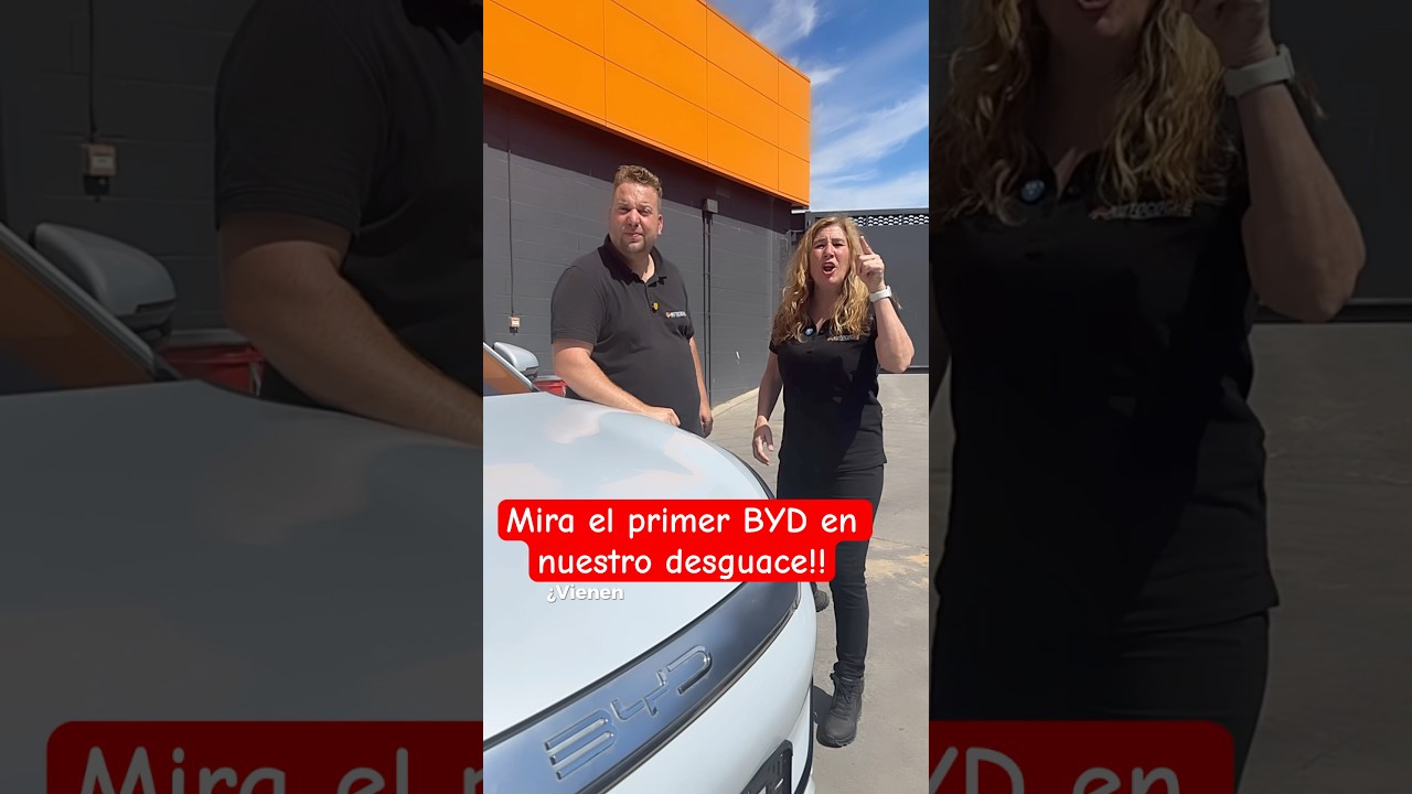 Mira el primer BYD en nuestro desguace!! #desguace #autoparts #byd #desguacemotocoche #repuestos