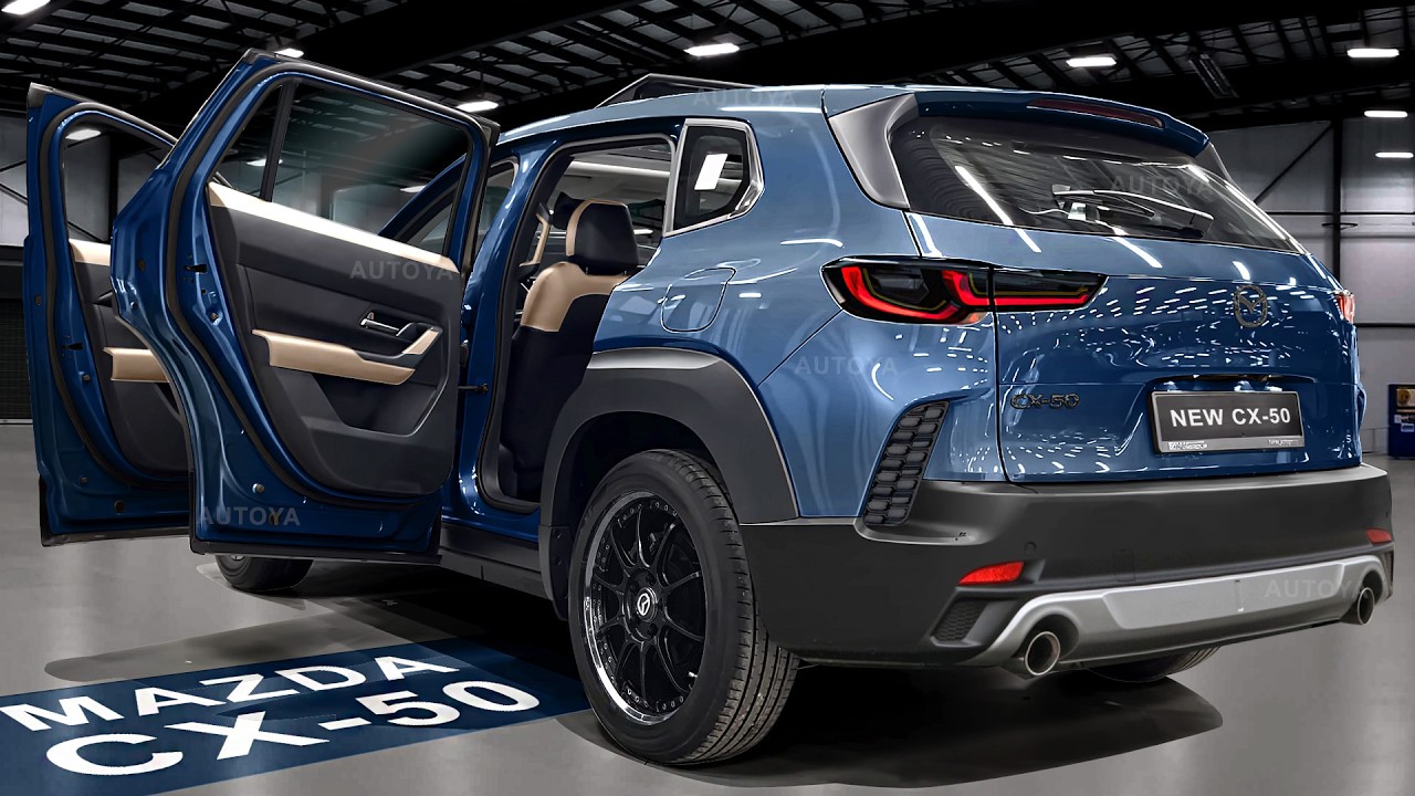 Mazda CX-50 2026 Facelift &mdash; интерьер. Предварительный просмотр