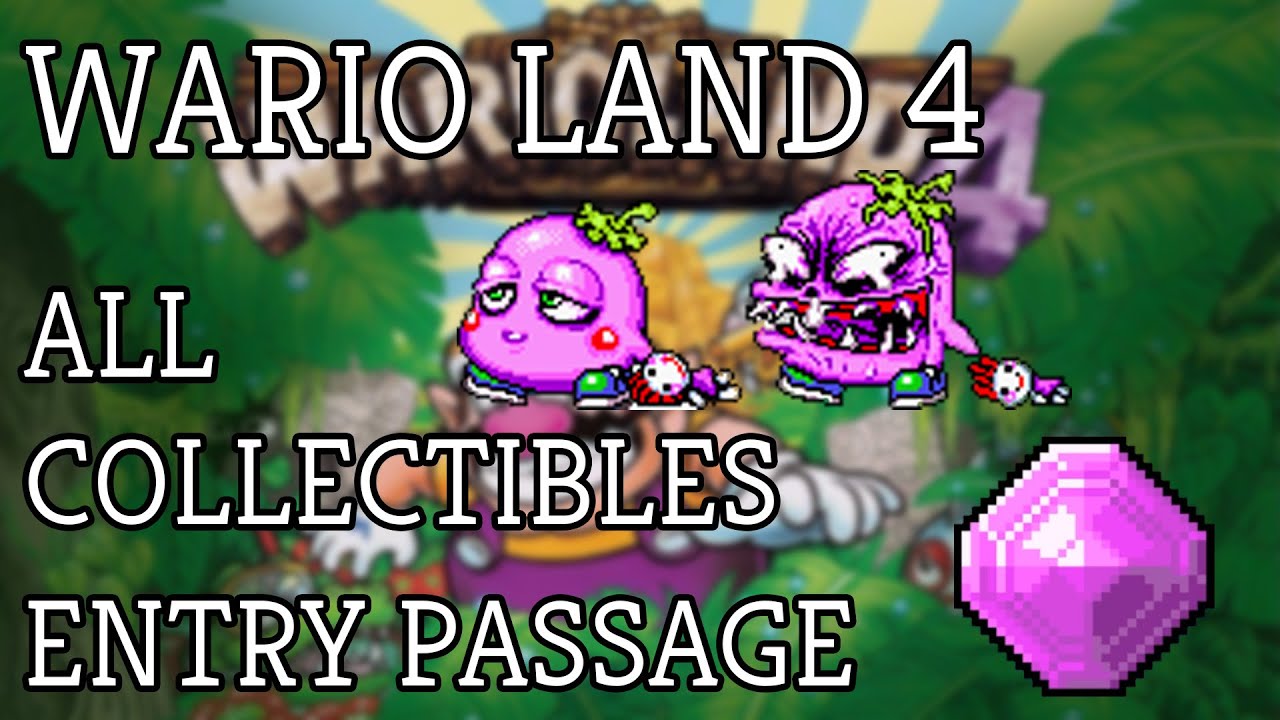 Wario Land 4 Hard All Collectibles - Entry Passage