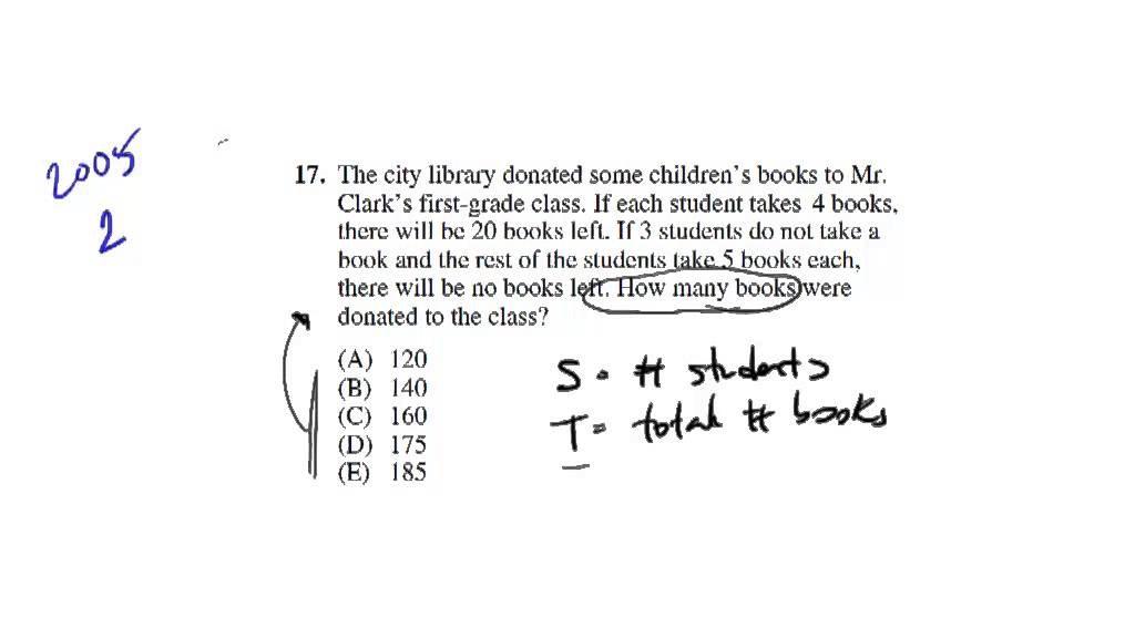 Translate the Real into Equation - Algebra - SAT Math Tactics