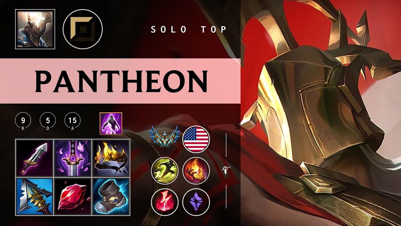 Pantheon Top vs Twisted Fate - NA Challenger Patch 26.05