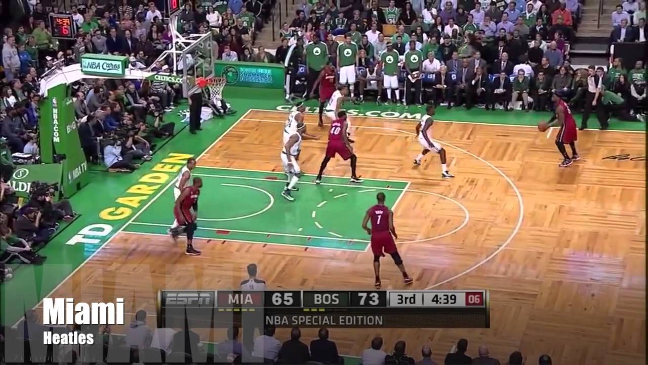 LeBron James vs. Jeff Green Full Highlights 2013.03.18 Heat @ Celtics - Combined 80 Pts