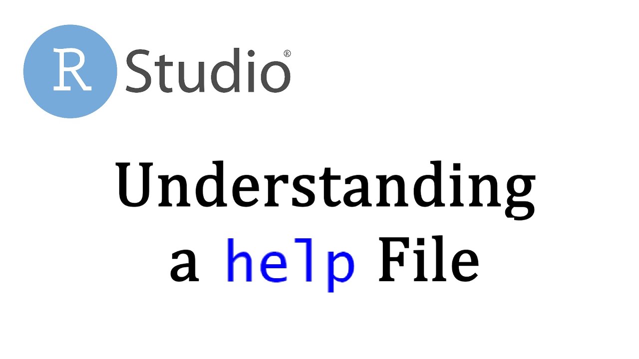 RStudio: Все о файлах справки