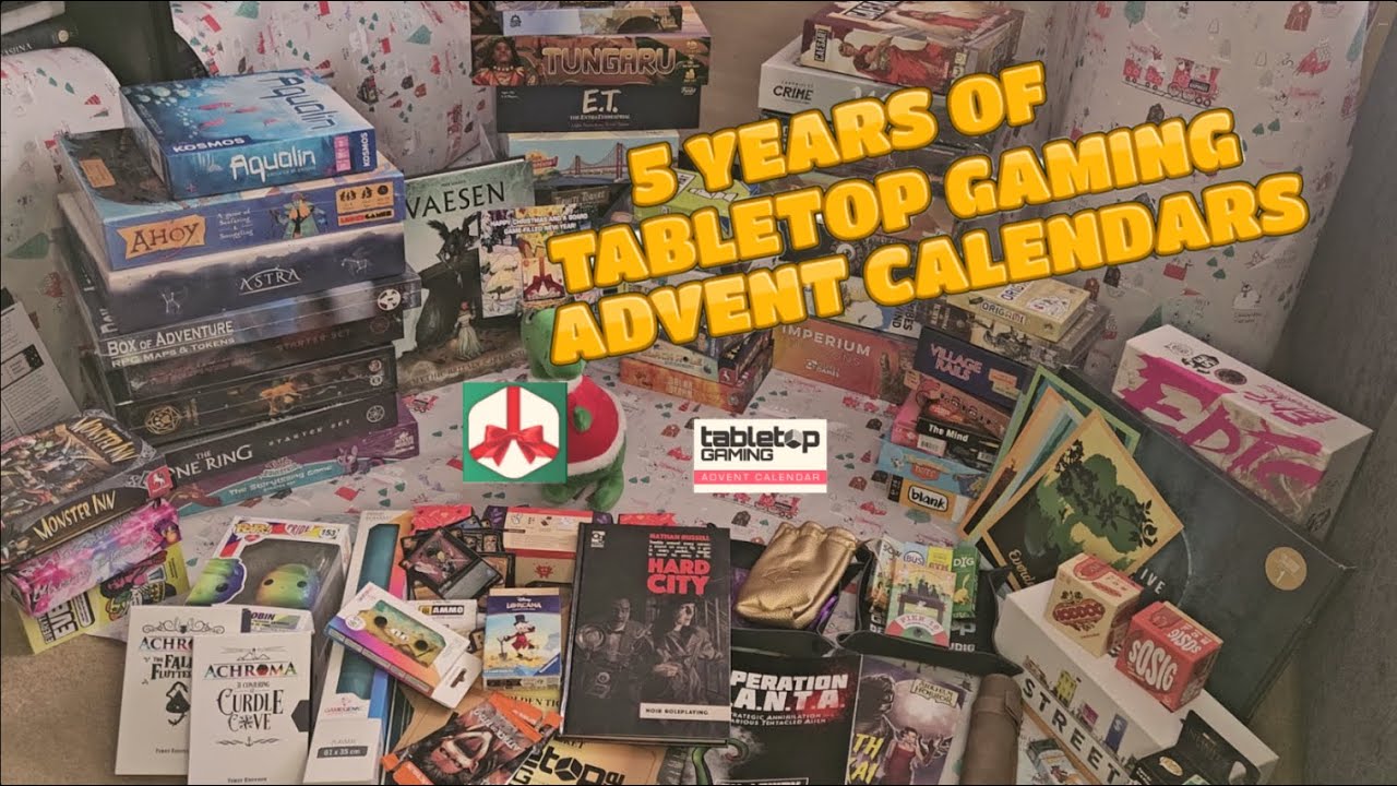 5 Years of Tabletop Gaming Magazine Advent Calendar. Full breakdown and in depth reviews.