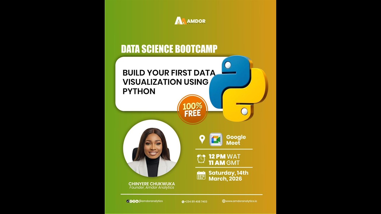 PYTHON VISUALIZATION #amdoranalytics