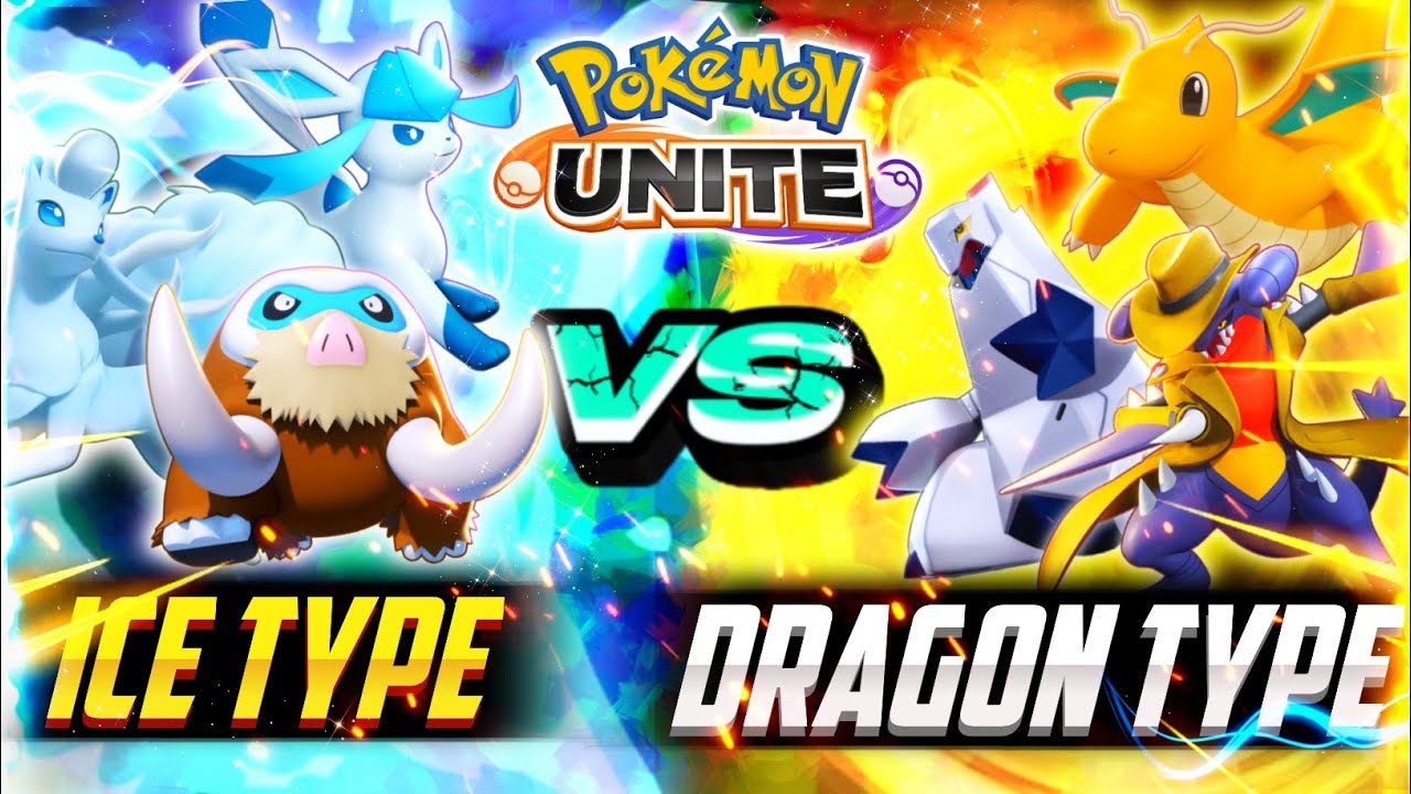 Dragon Type Pokemons Vs Ice Type Pokemons In Pokemon Unite|Pokemon Unite Hindi Gameplay|